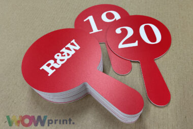 Auction Paddles